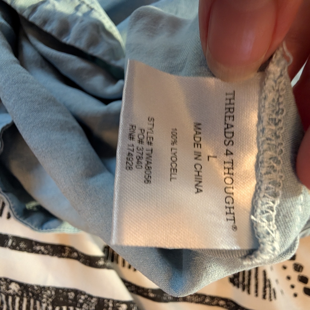 Threads 4 Thought Sky Blue Tank Top - Picture 7 of 7